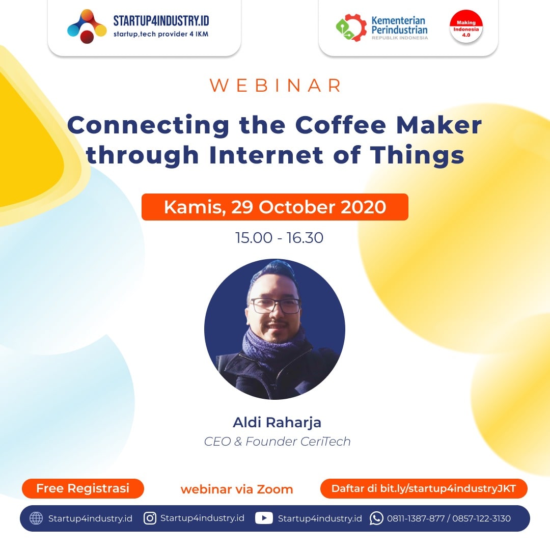 Connecting the Coffee Maker through Internet of Things